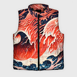 Мужской жилет Великая красная волна