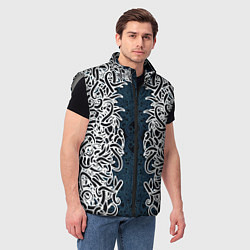 Мужской жилет Белый шум, цвет: 3D-светло-серый — фото 2