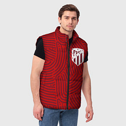 Мужской жилет Atletico Madrid отпечатки, цвет: 3D-черный — фото 2