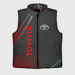 Мужской жилет Тойота - Абстракция, цвет: 3D-красный