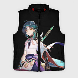 Мужской жилет Адепт Сяо - Минимализм, цвет: 3D-красный