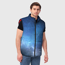 Мужской жилет Холодное космическое молчание, цвет: 3D-красный — фото 2