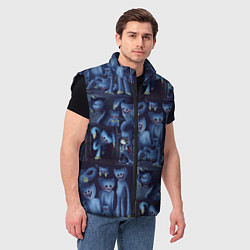 Мужской жилет Хагги Вагги паттерн, цвет: 3D-черный — фото 2
