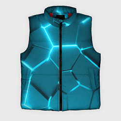 Мужской жилет Ледяные неоновые геометрические плиты