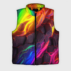 Мужской жилет Neon rainbow lava