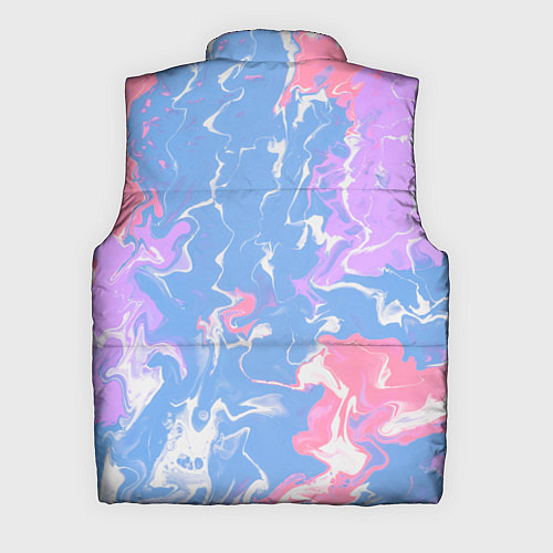 Мужской жилет Цветная размытость / 3D-Красный – фото 2