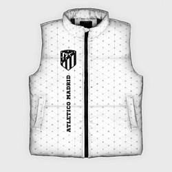 Мужской жилет Atletico Madrid sport на светлом фоне: по-вертикал, цвет: 3D-черный