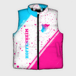 Мужской жилет Hoffenheim neon gradient style: надпись, символ, цвет: 3D-черный