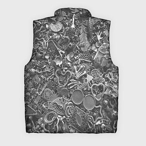 Мужской жилет Металлические предметы / 3D-Красный – фото 2