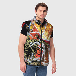 Мужской жилет Граффити - комикс, цвет: 3D-красный — фото 2