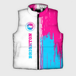 Мужской жилет Brighton neon gradient style: по-вертикали, цвет: 3D-черный