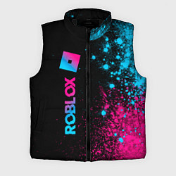 Мужской жилет Roblox - neon gradient: по-вертикали, цвет: 3D-черный