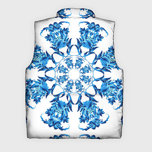 Мужской жилет Гжель синий цветок / 3D-Красный – фото 2