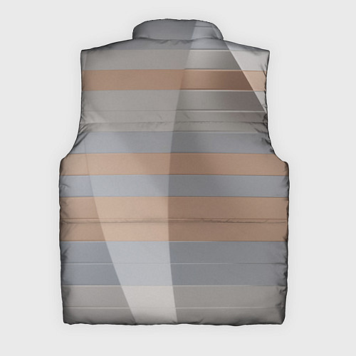 Мужской жилет Прямоугольная масса пластин / 3D-Красный – фото 2