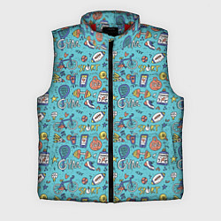 Мужской жилет Спортивный инвентарь и напитки