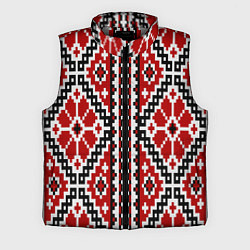 Мужской жилет Вышивка геометрический узор крест