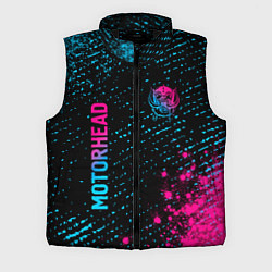 Мужской жилет Motorhead - neon gradient: надпись, символ