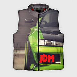 Мужской жилет JDM машина зеленая тюнингованная