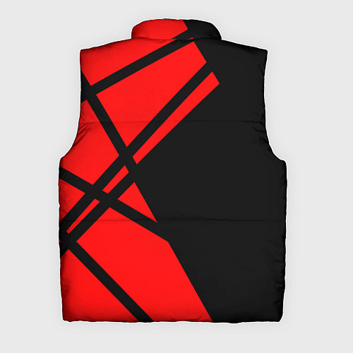 Мужской жилет Cyberpunk 2077 - Надпись Samurai / 3D-Красный – фото 2