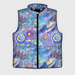 Мужской жилет Галактическая акварель, цвет: 3D-красный