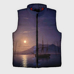 Мужской жилет Парусник у берегов Крыма в лунную ночь Айвазовский, цвет: 3D-красный