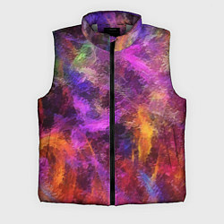 Мужской жилет Разводы цветные, цвет: 3D-светло-серый