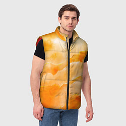 Мужской жилет Оранжевое настроение, цвет: 3D-красный — фото 2