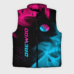 Мужской жилет Daewoo - neon gradient: надпись, символ