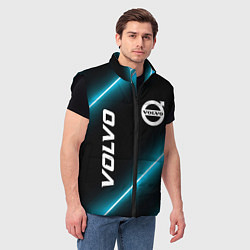 Мужской жилет Volvo неоновые лампы, цвет: 3D-черный — фото 2