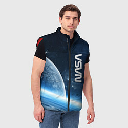 Мужской жилет Космическое пространство - NASA, цвет: 3D-красный — фото 2