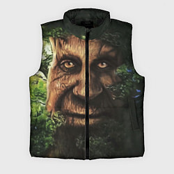 Мужской жилет Дерево с лицом мем Мудрое дерево