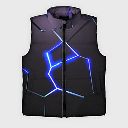 Мужской жилет Неоновый разлом плит