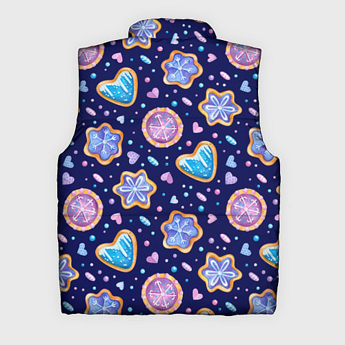 Мужской жилет Новогоднее печение / 3D-Красный – фото 2