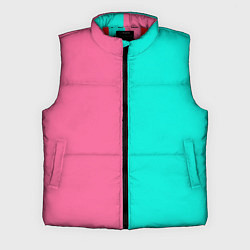 Мужской жилет Розово бирюзовый