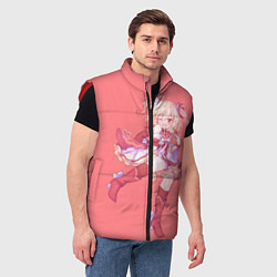 Мужской жилет Рика Аяно - Записи о магии Девочка-волшебница Мадо, цвет: 3D-красный — фото 2