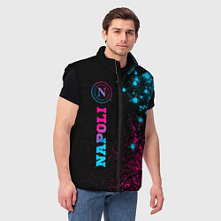Мужской жилет Napoli - neon gradient: по-вертикали, цвет: 3D-черный — фото 2