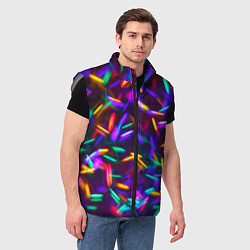 Мужской жилет Цветомузыка, цвет: 3D-светло-серый — фото 2