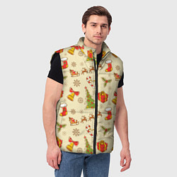 Мужской жилет С Новым 2023 Годом, цвет: 3D-черный — фото 2