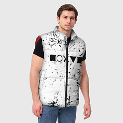 Мужской жилет Безразличие, цвет: 3D-красный — фото 2