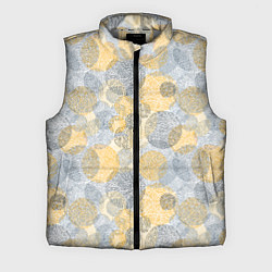 Мужской жилет Круги с рисунком отпечатков пальцев