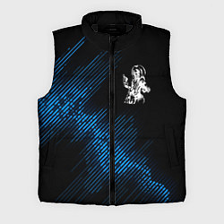 Мужской жилет Iron Maiden звуковая волна, цвет: 3D-черный