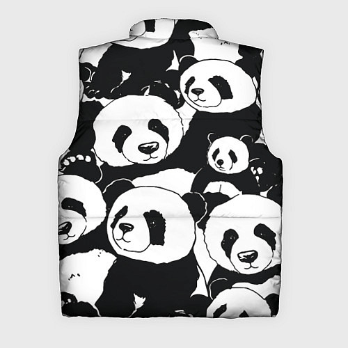 Мужской жилет С пандами паттерн / 3D-Красный – фото 2