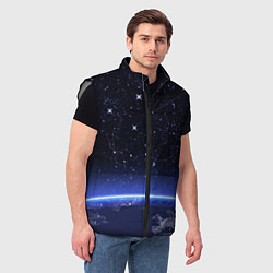 Мужской жилет Земной горизонт, цвет: 3D-светло-серый — фото 2