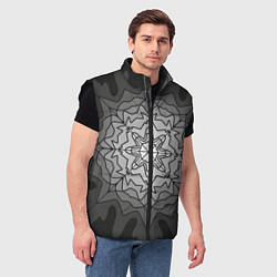 Мужской жилет Бабушкин ковер, цвет: 3D-черный — фото 2