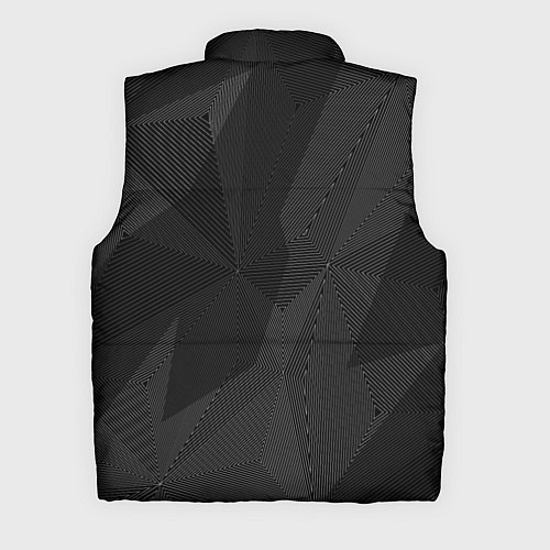 Мужской жилет Черный матовый / 3D-Красный – фото 2