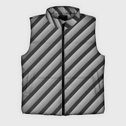 Мужской жилет Полоса объемная, цвет: 3D-светло-серый