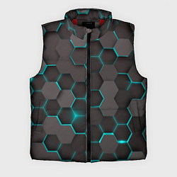 Мужской жилет Космические грани, цвет: 3D-красный