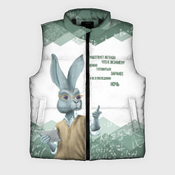 Мужской жилет Легенда про экзамен, цвет: 3D-черный