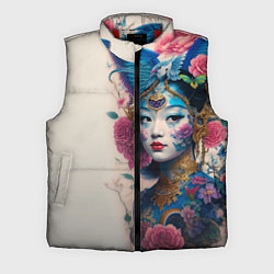 Мужской жилет Japan girl - tattoo - art