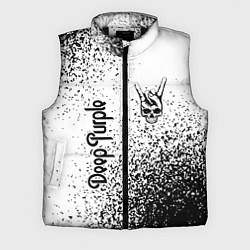 Мужской жилет Deep Purple и рок символ на светлом фоне